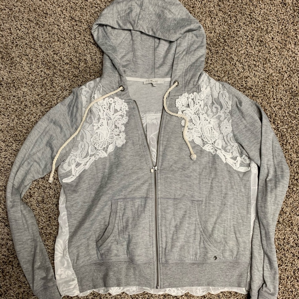 Miss Me Grey & White Jacket